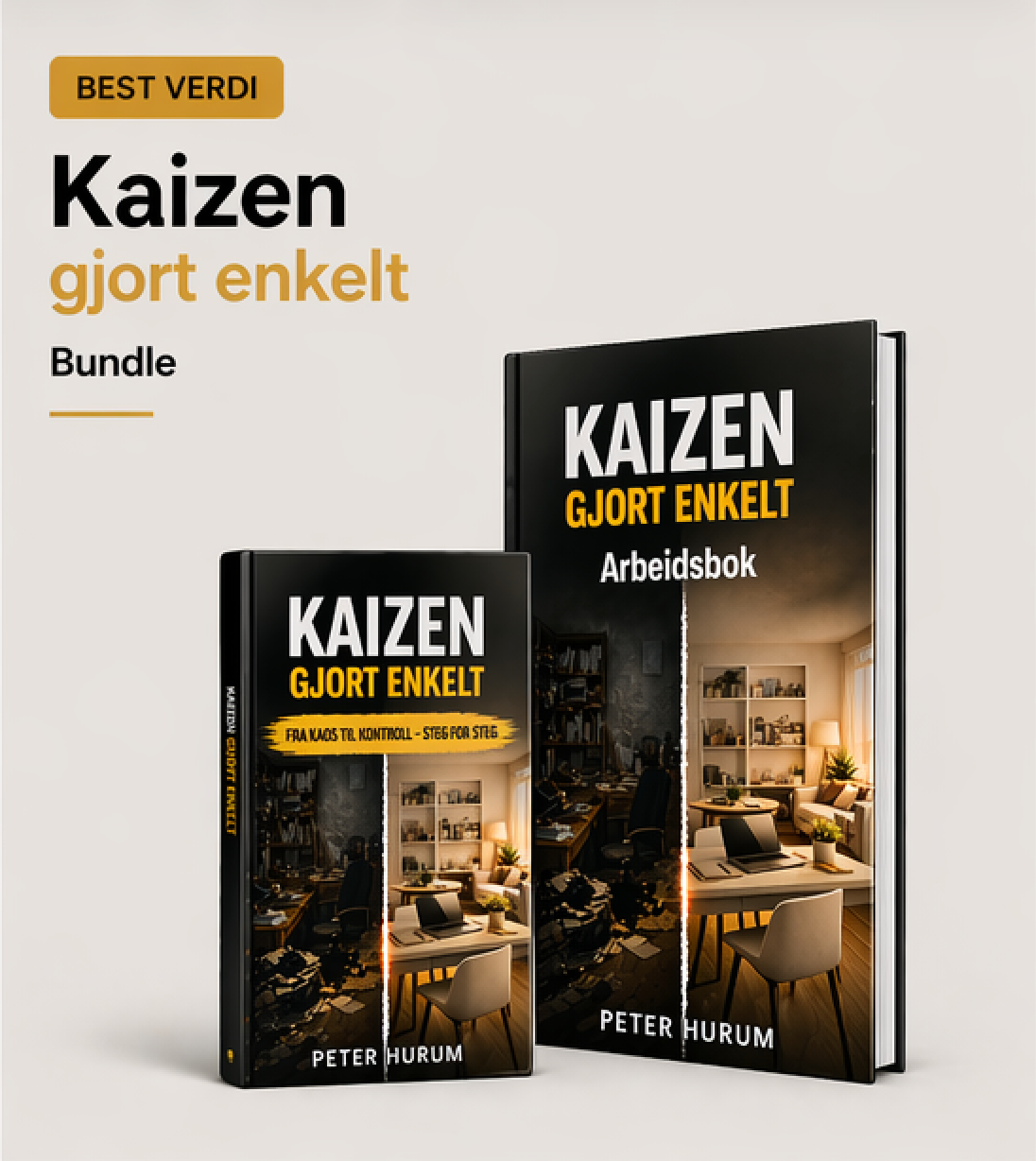 Kaizen Gjort Enkelt Fysisk Bundle